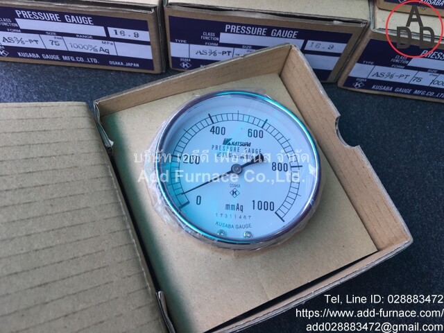 1000mmAq Kusaba Pressure Gauge(12)